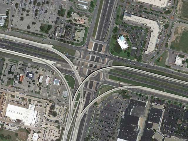 Loop 1604 @ US 281 - Diverging Diamond Interchange